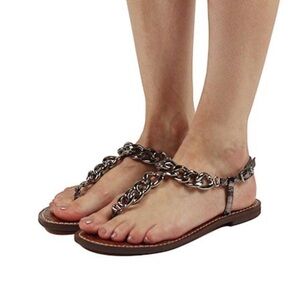 Sam Edelman Grella Gladiator Sandal (Pewter) Size 6.5
